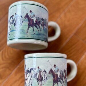 Polo by Ralph Lauren Cups/Mugs.  Set of 2. Vintage 1988